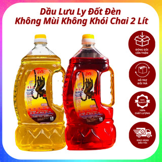 Dầu lưu ly đốt đèn không mùi không khói chai 2 lít
