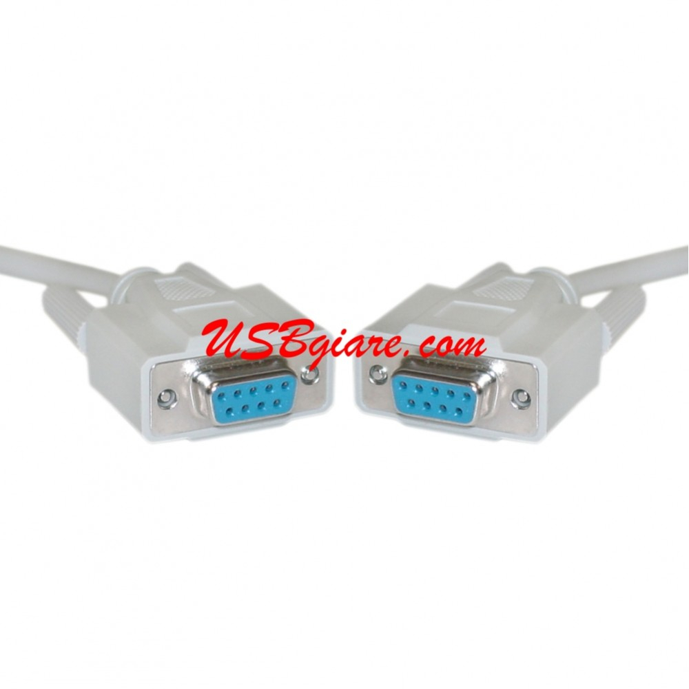 CÁP COM 9 CHÂN (DB9) 2 ĐẦU CÁI 1.5M