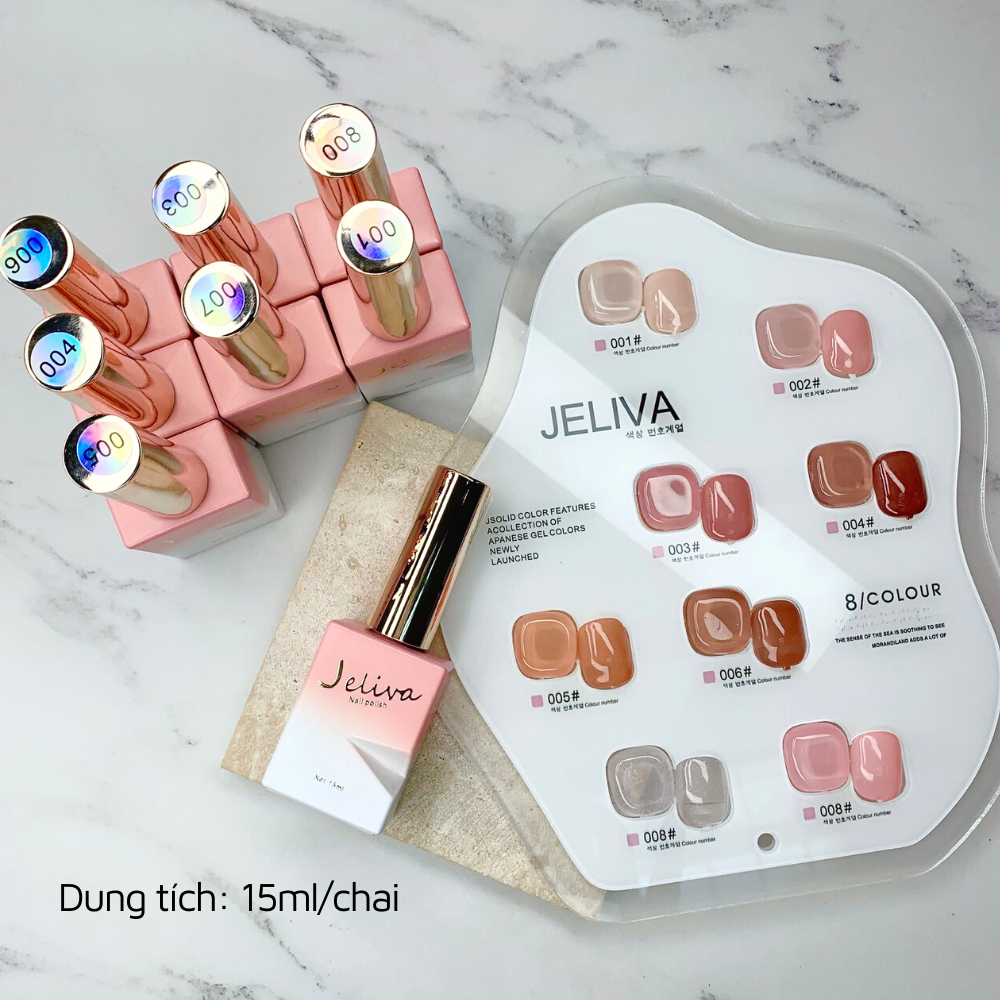 Set sơn thạch JELIVA 8 màu