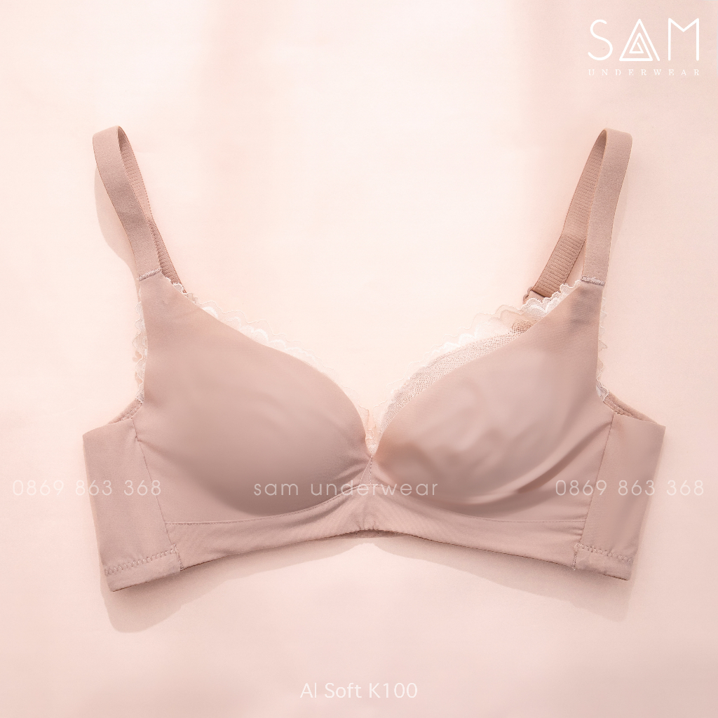 Áo ngực nữ không gọng đệm mỏng 1,5cm cao cấp nâng đỡ tự nhiên siêu mềm mát soft K100