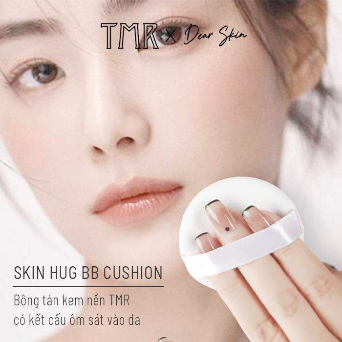 Bông Mút Tán Kem Nền BB Air Cushion TMR che phủ hoàn hảo cho làn da, mịn màng và căng bóng