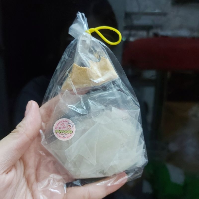 Xâu 10 bịch Bánh Tráng Muối Nhuyễn Phơi Sương