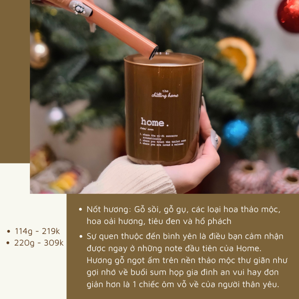 Nến Thơm Home - 220G