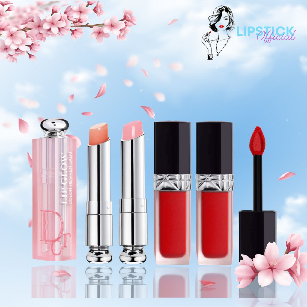 2022 Son Dior Rouge Matte Full Size Dior Addict Lip Glow 3.5g Son Kem