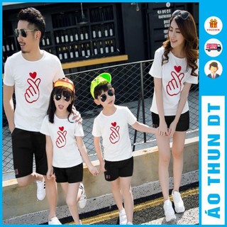 Áo gia đình thả tym đẹp