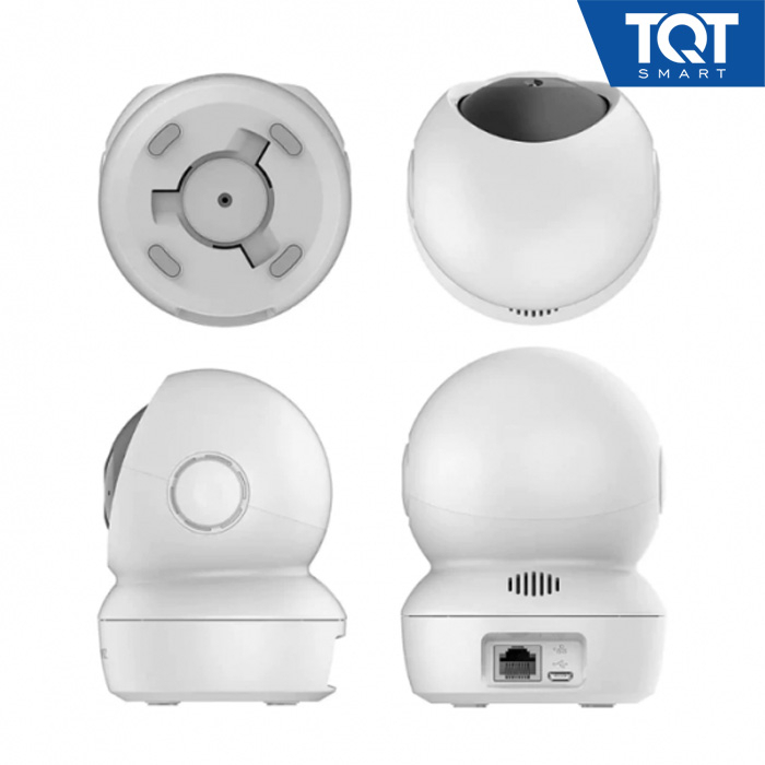 Camera H6C EZVIZ 2MP Wifi Không Dây, Quay Quét 360, Ban Đêm Hồng Ngoại - TQT SMART
