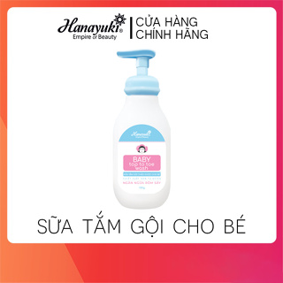 Sữa tắm gội cho bé hanayuki baby top to toe chính hãng hana - 8936205370155