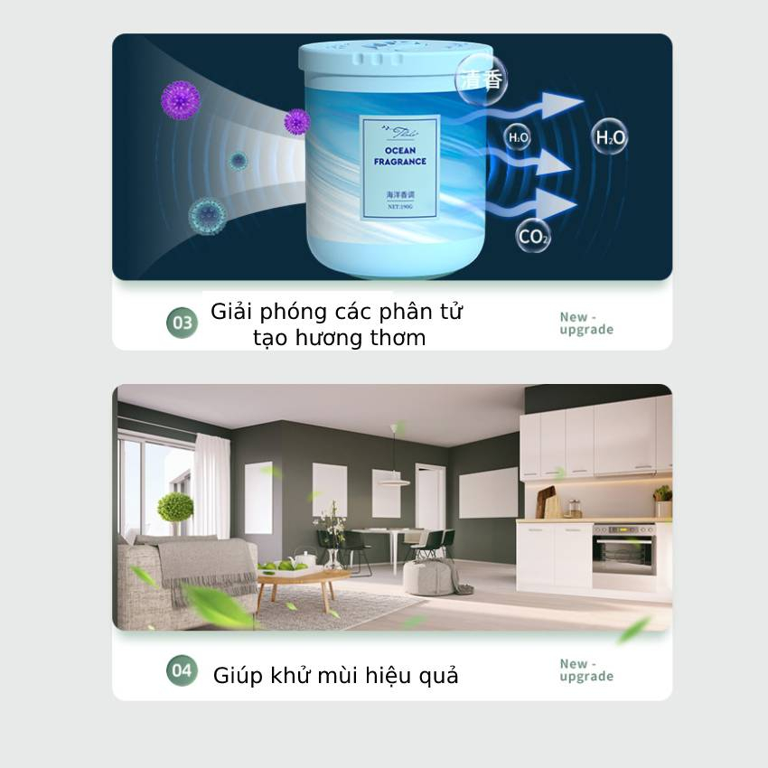 Sáp thơm phòng  khử mùi phòng ngủ nhà vệ sinh toilet ô tô với 4 mùi hương tự nhiên 190g NAVI