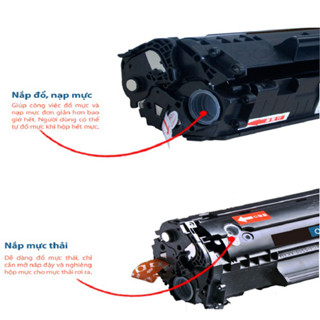 Hộp mực máy in Canon 2900, 3000, Hp 1020, 1010, 1022, 1319F | Mực 303/12A hàng nhập khẩu, Không hộp, Chất lượng Giá Rẻ