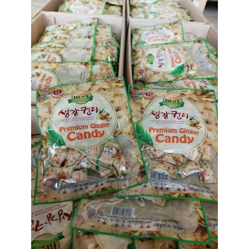 Kẹo gừng cay Candy Hàn Quốc (200gr)