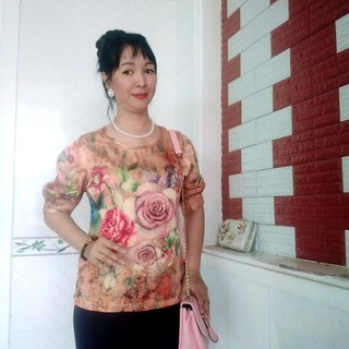 Áo trung niên nữ Lụa Latin cao cấp, size từ 53 đến 68 kg