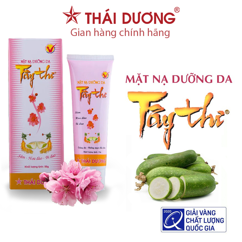 Mặt nạ dưỡng trắng hồng da Tây Thi sản phẩm của Sao Thái Dương khối lượng 50g