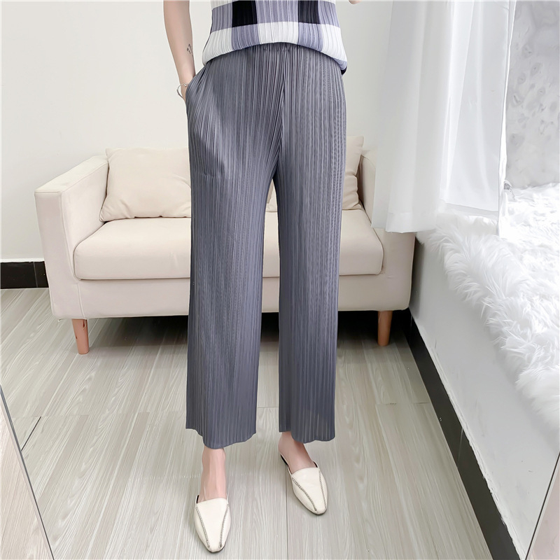 Quần lò xo cao cấp Form Suông- Form Baggy, Quần dài thiết kế lật lai sang trọng, lưng chun co giãn tốt