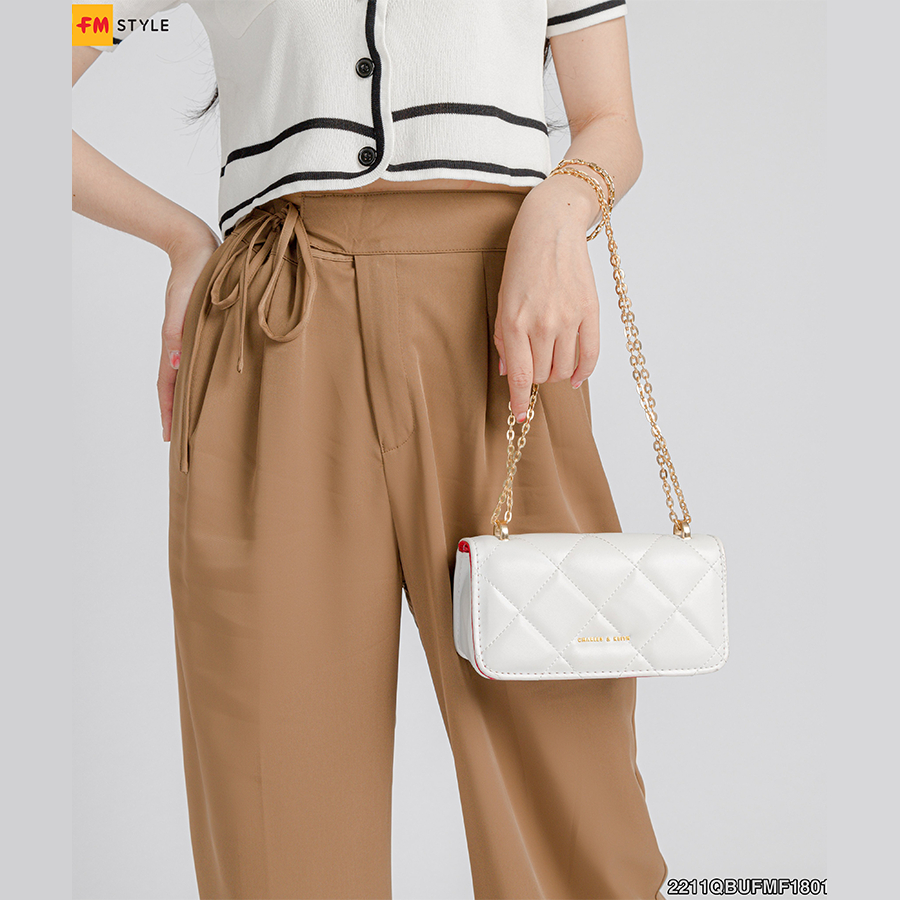 Quần ống rộng nữ FM Style lưng cao chất vải xịn đứng form thời trang công sở ulzzang 22110303
