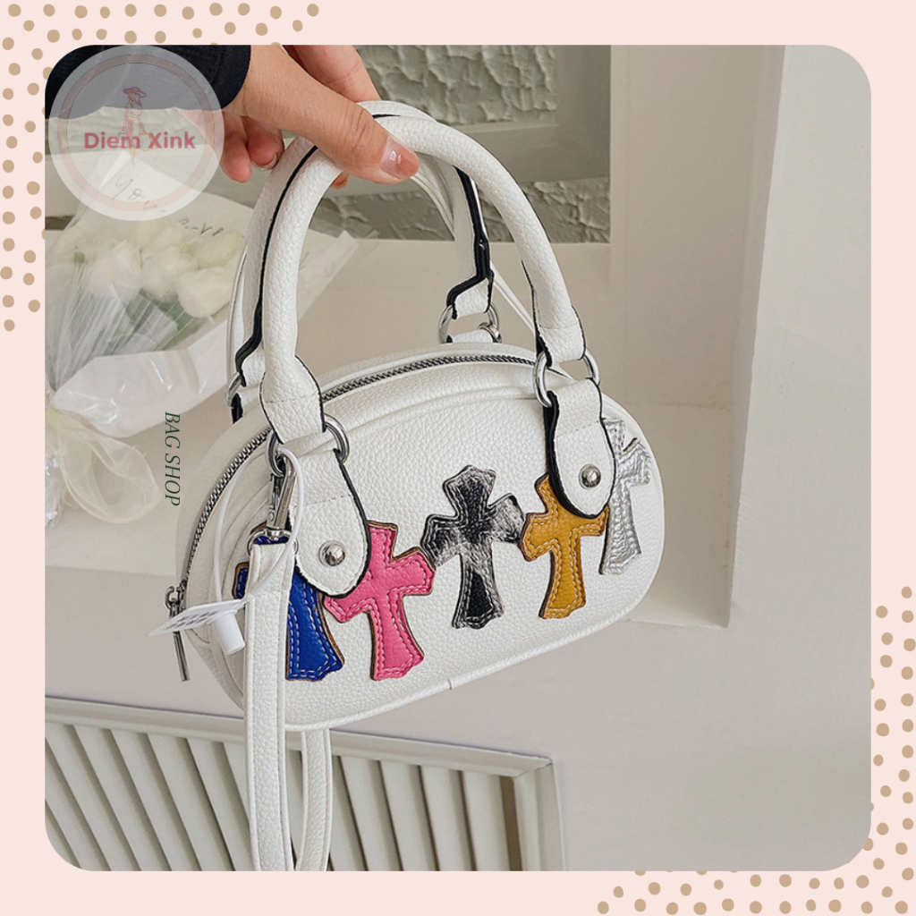Túi Đeo Chéo Nữ Túi Bánh Mì Da Pu Sần Cao Cấp PHong Cách THời Trang Hàn Quốc Đẹp Đi CHơi Đi Du Lịch Quà Tặng Bạn Gái