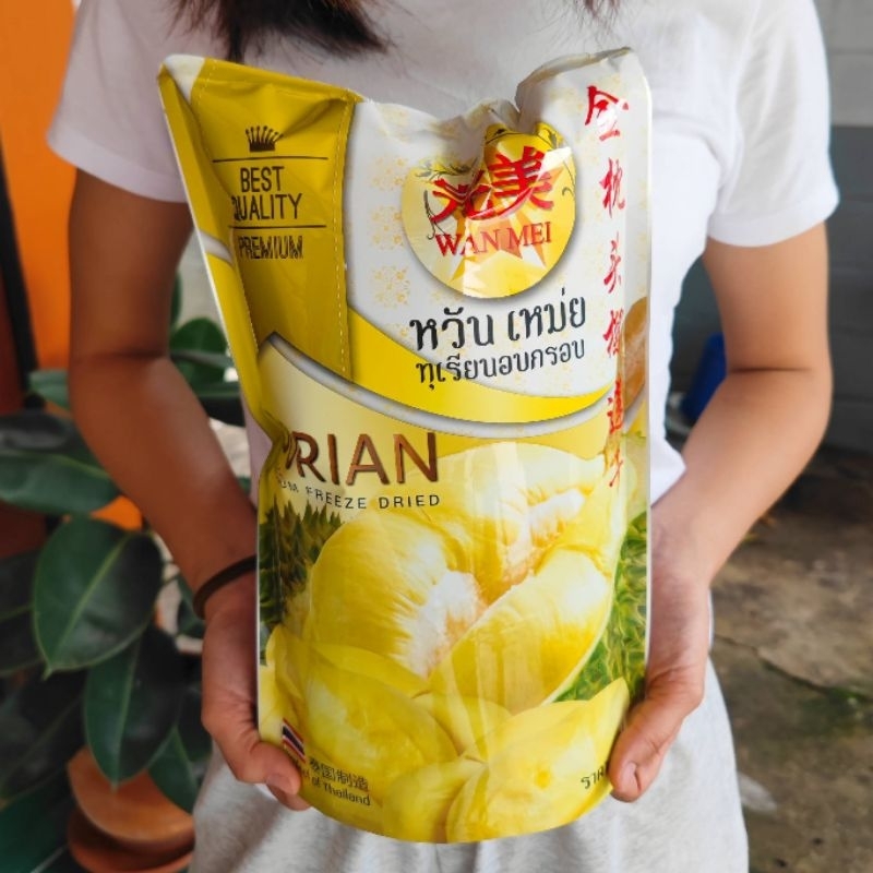 Sầu riêng sấy khô Wan Mei Thái Lan 210g (6gói nhỏ)