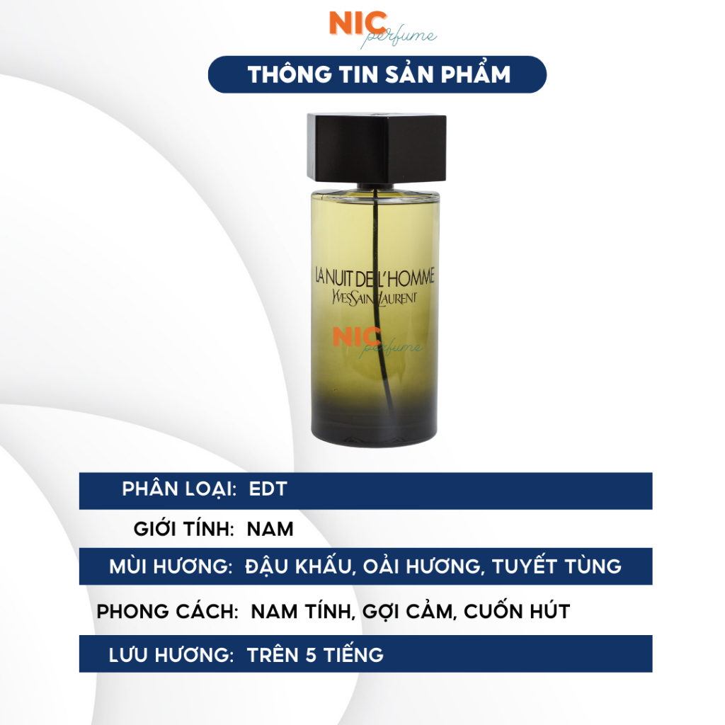 10ml YSL La Nuit De L'homme | Nước hoa nam