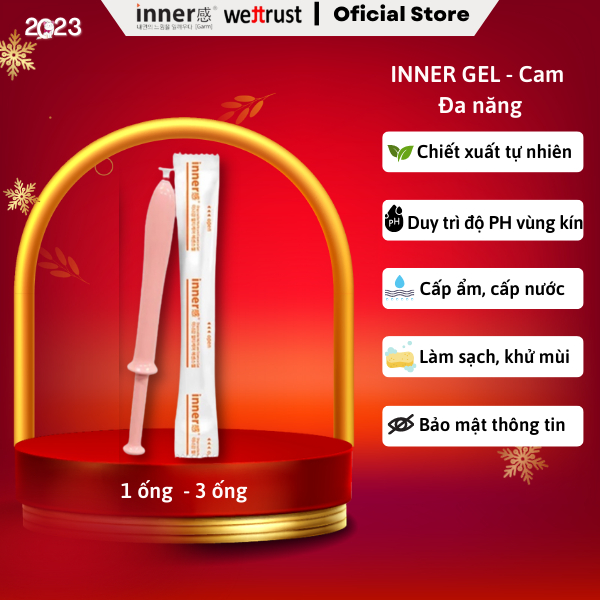 Gel Dưỡng Vùng Kín WETTRUST INNERGARM Disposable Multicare Essence Gel 1,7g x 3 Ống Tách lẻ