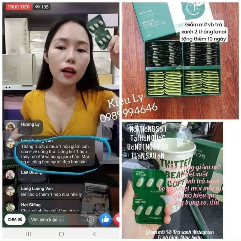 VIÊN GIẢM M.Ỡ GREEN TEA FAT BODY CONTROL 90 VIÊN