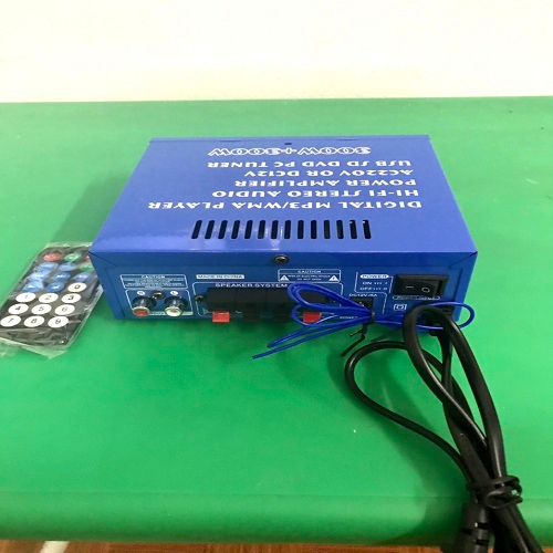 Amply mini 12v 220v bluetooth AV-263B hàng xịn loại 1 chính hãng