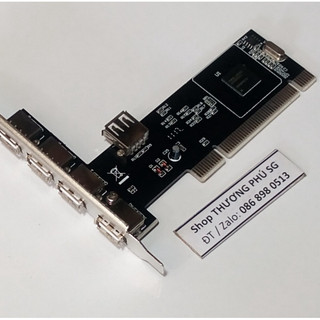 Card PCI USB chuẩn 2.0 - Có 5 cổng USB 2.0