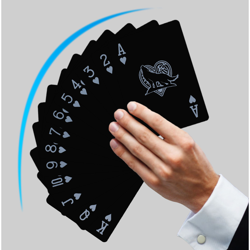 BN 45, Bộ bài tây nhựa WOLF độc lạ cao cấp bền đẹp chống nước 100% nhựa