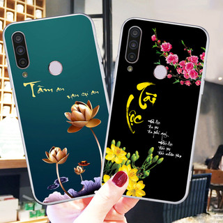 Ốp lưng Vsmart Joy 3 - Ốp Vsmart in hình chữ thư pháp tâm an, cha mẹ , tài lộc đầy ý nghĩa