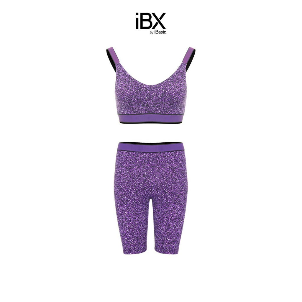Bộ áo ngực thể thao nữ bratop tròng cổ tập gym, yoga iBasic IBXW001T và IBXW001B