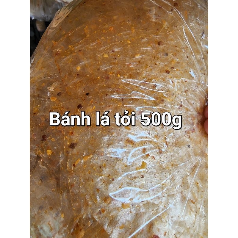 Bánh tráng tỏi lá shop Ngân Hà gói 500g siêu ngon