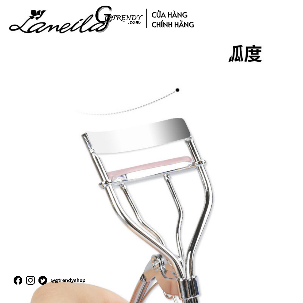 Kẹp Bấm Mi Xanh Hồng Pastel Cao Cấp Chống Trượt Lameila GSLENS