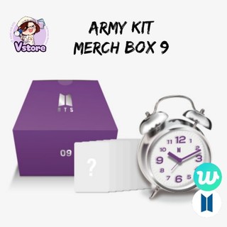 Vstore - duyendo97 bts army membership merch box 9 - đồng hồ báo thức bts