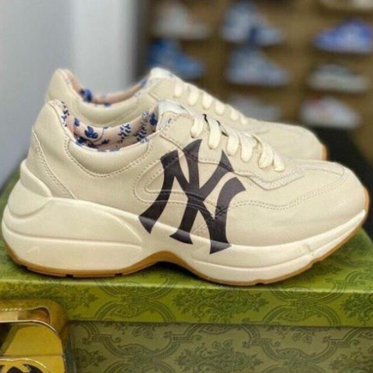 Giày Sneaker Gucci Chunky NY Thời Trang Độn Đế Bản Cao Cấp Full Bill Tag Mac Đầy Đủ Xịn Ảnh Thật Full Box+tất