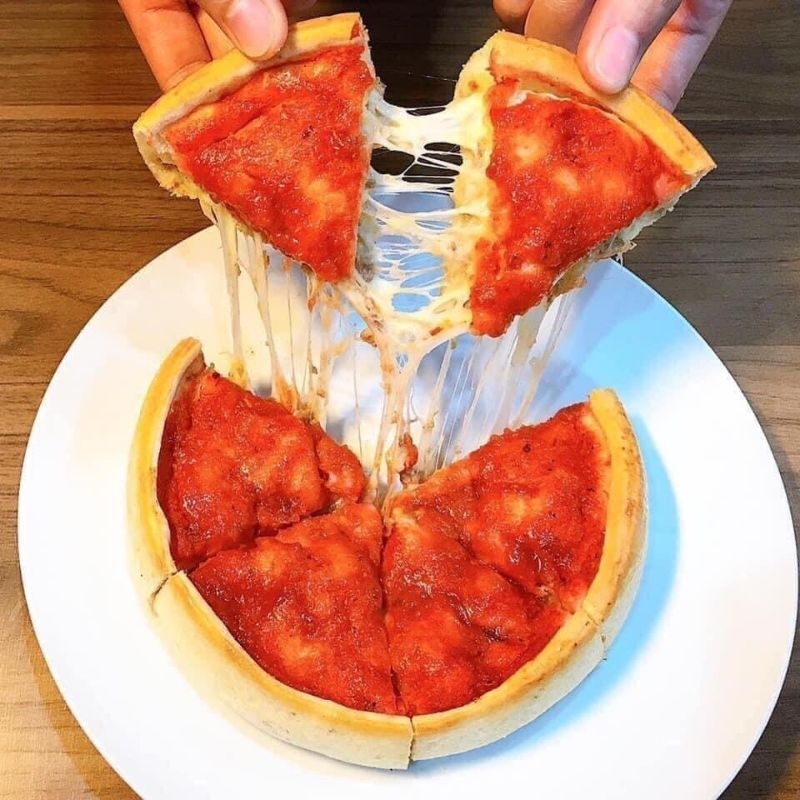 Pizza chicago nhồi size 16cm