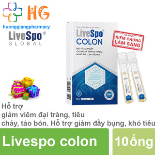 Bào tử lợi khuẩn Livespo Colon Giảm viêm đại tràng Tiêu chảy Táo bón Bổ sung vi sinh vật có lợi Hỗ trợ giảm đầy bụng