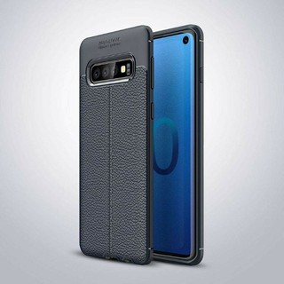 [Samsung S10/S10E ] Ốp lưng silicon vân giả da Auto Focus