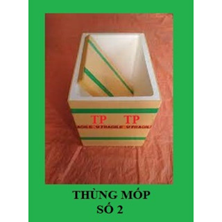 Thùng mút thùng xốp 39 x 29 x 33.5 cm dùng đóng hàng hóa đựng hải sản hoa quả rau củ trái cây trồng cây