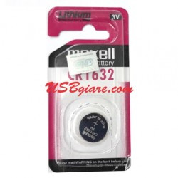 Pin cr1632 maxell 3v lithium watch battery