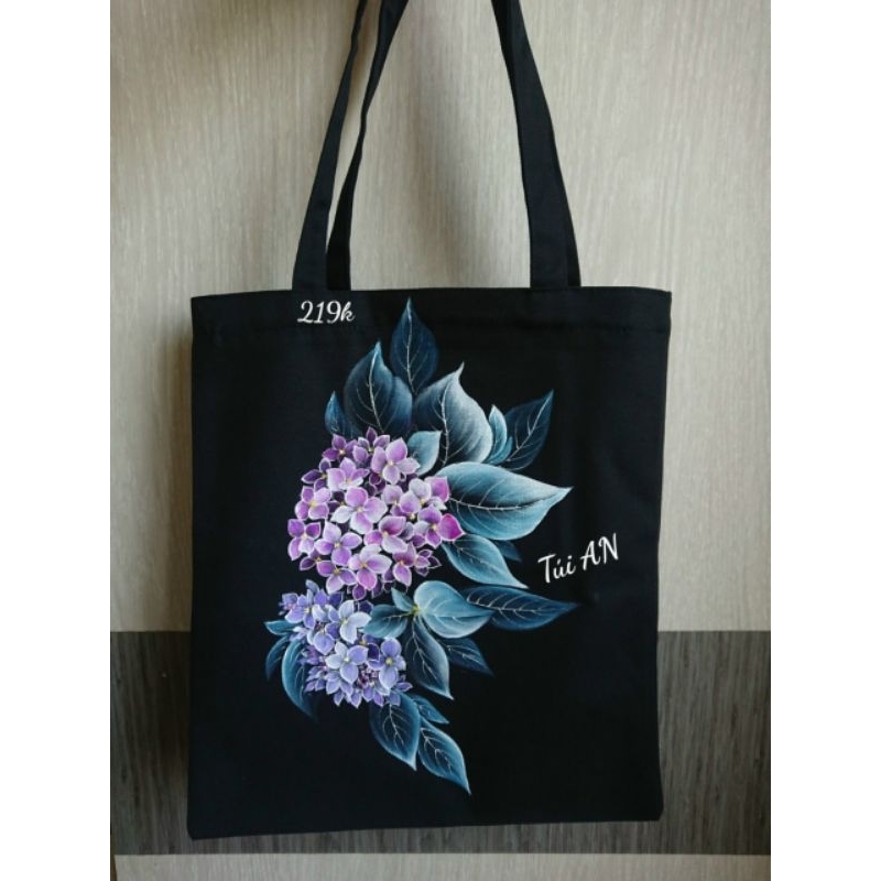 Túi vẽ hoa Cẩm Tú Cầu
