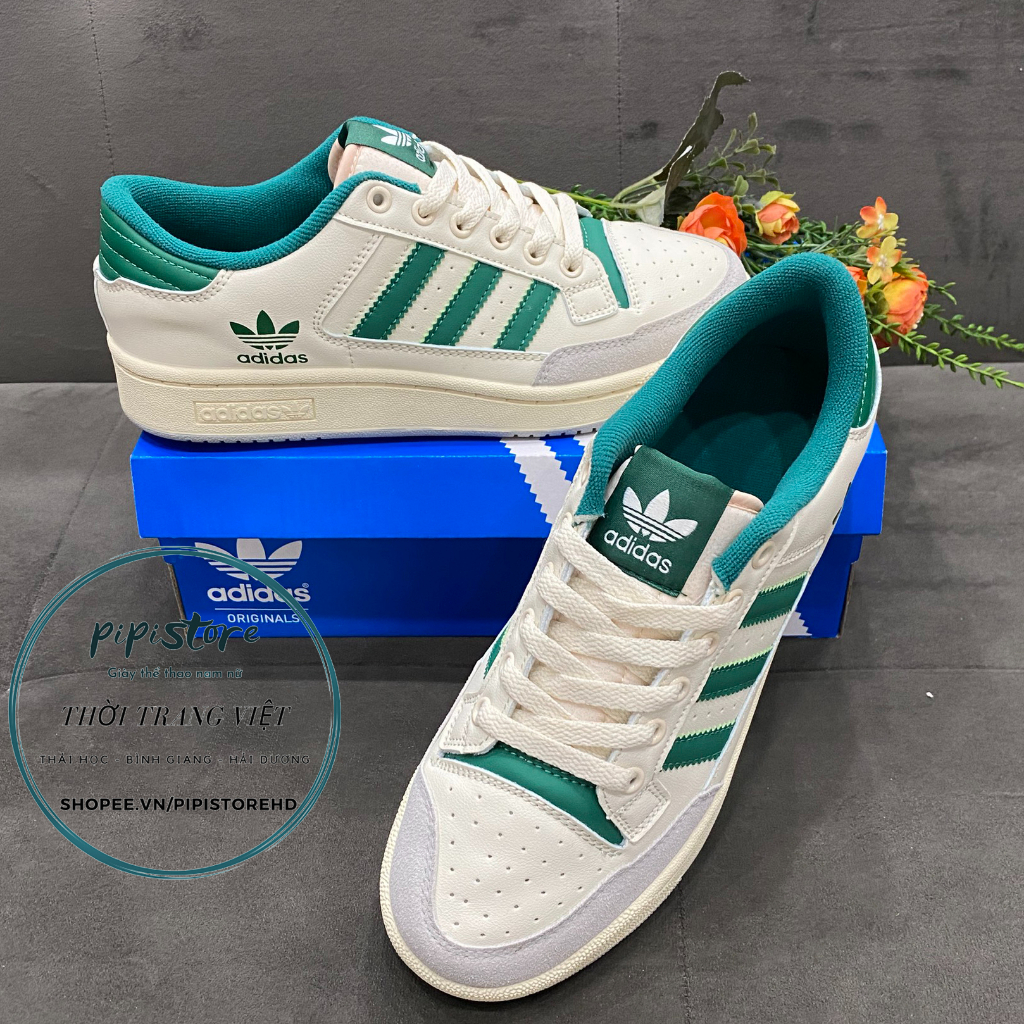Giày Adidas forum, adidas Forum vệt xanh – size 36 - 43 full box - bill giấy gói