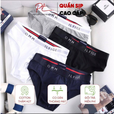 Quần sịp nam Tomy ⚡ CAO CẤP ⚡ Sịp tam giác chất liệu cotton cao cấp và thấm hút cực tốt, form chuẩn mặc thoải mái