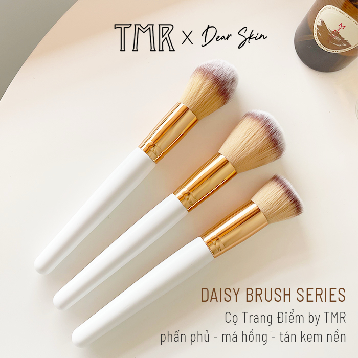 Cọ Daisy Powder Brush Cọ Trang Điểm Cọ Phủ, Má Hồng, Nền, TMR chính hãng Dụng cụ cơ bản cần thiết