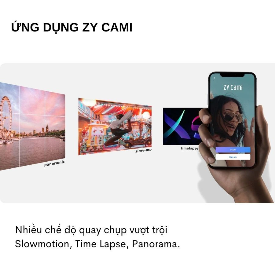 Gimbal chống rung cho điện thoại Smooth XS/ Moza mini S/ Vlog Pocket 2/ Smooth X - Tay cầm chống rung thế hệ mới pin cao