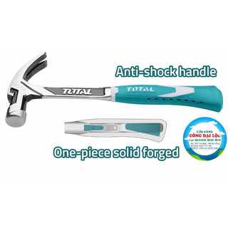 Búa đinh sừng dê cán thép đúc nguyên khối , tay cầm chống sốc , đầu búa nặng 450 gram total