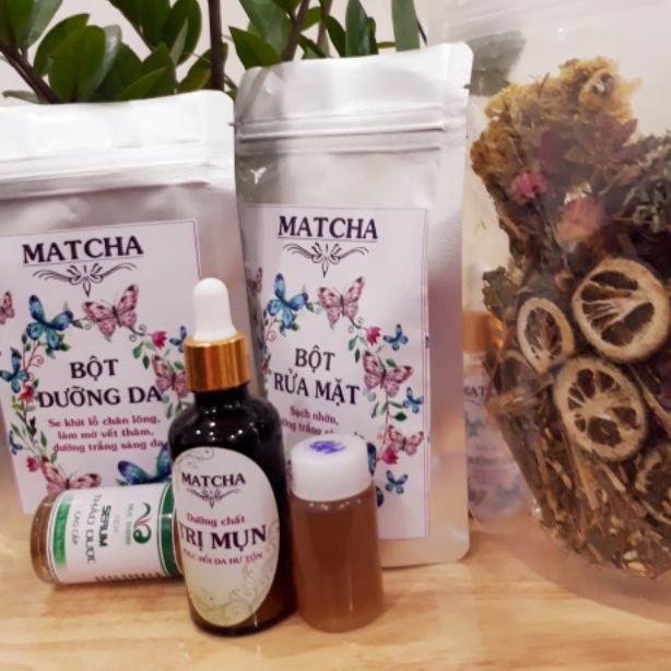 COMBO Tinh Chất Giúp Tái Tạo Cao Cấp MATCHA VÀ NƯỚC DƯỠNG PHỤC HỒI DA MATCHA