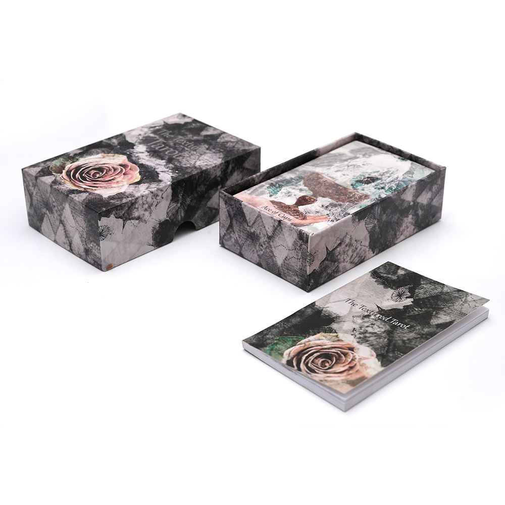 [Mạ Cạnh Size Gốc] Bộ Bài The Textured Tarot 78 Lá Bài 7x12 Cm Tặng Đá Thanh Tẩy S127