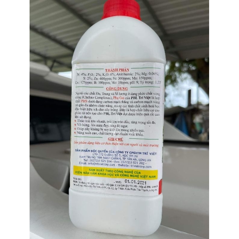 TRÍ VIỆT 2 DÙNG CHO CÂY ĂN TRÁI