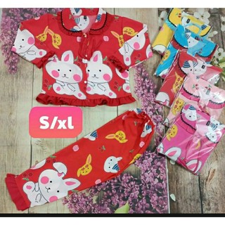 Đồ Bộ Lụa Pijama Tiểu Thư Tay Dài Bé Gái