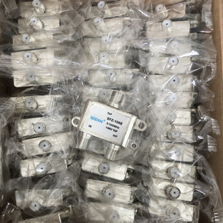 1 cái Bộ chia rẽ nhánh tín hiệu truyền hình 1 way tap trong nhà, Hãng SEEHAI,Model: SFZ-106E, SFZ-109,SFZ-112E, SFZ-112