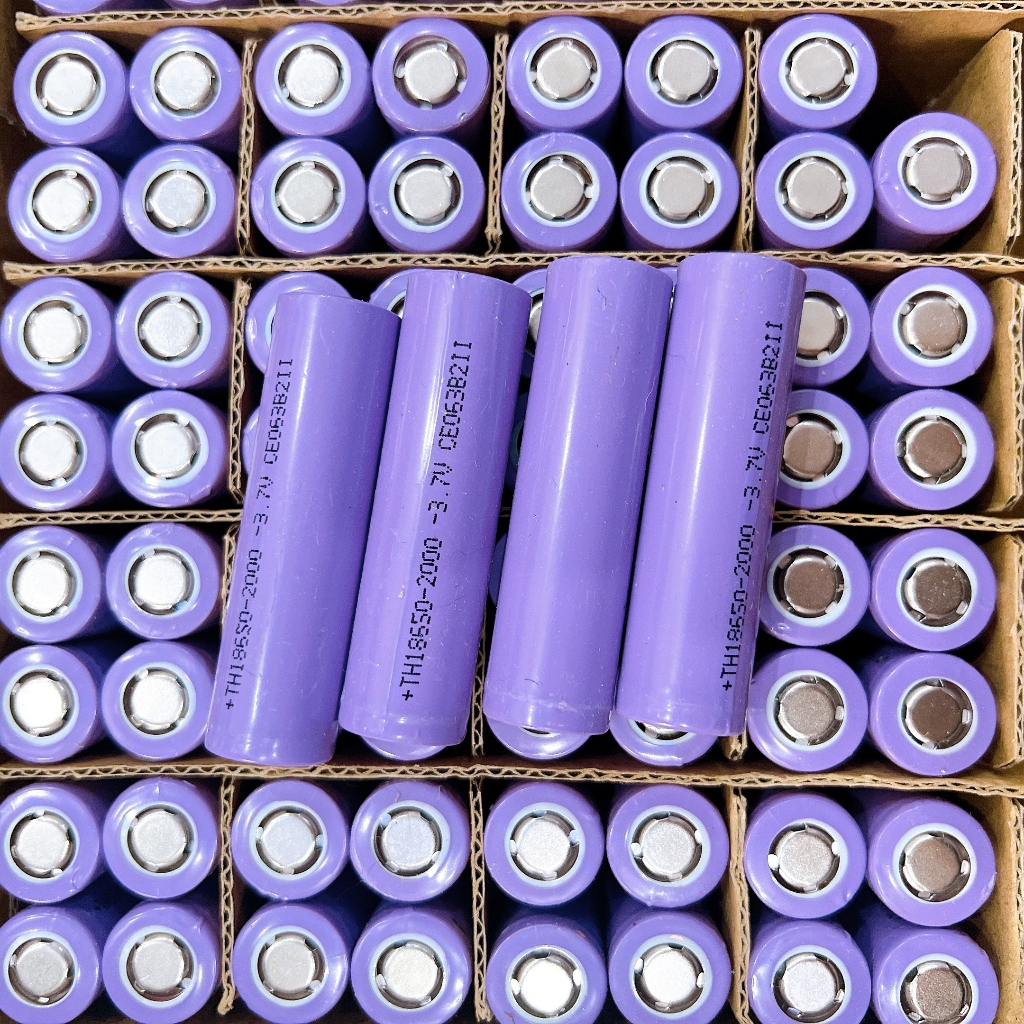Cell Pin 18650 3.7v 1000mAh 5C Xả 10A Mới 100% - Cell 18650 VOTO - Cell 1000mah/hình ảnh thực tế
