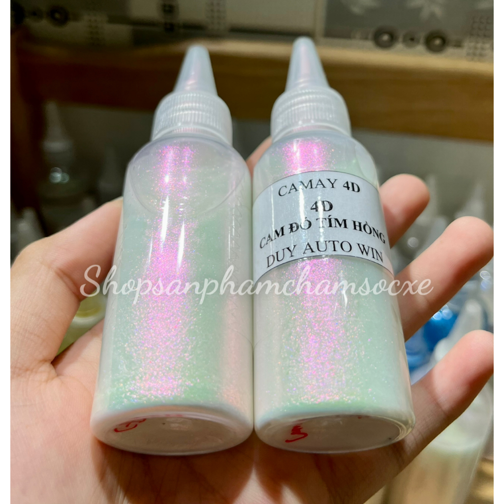 Camay 4D chuyên màu Cam Đỏ Tím Hồng - Sơn xe máy 1k cao cấp đóng chai 100g và 50g
